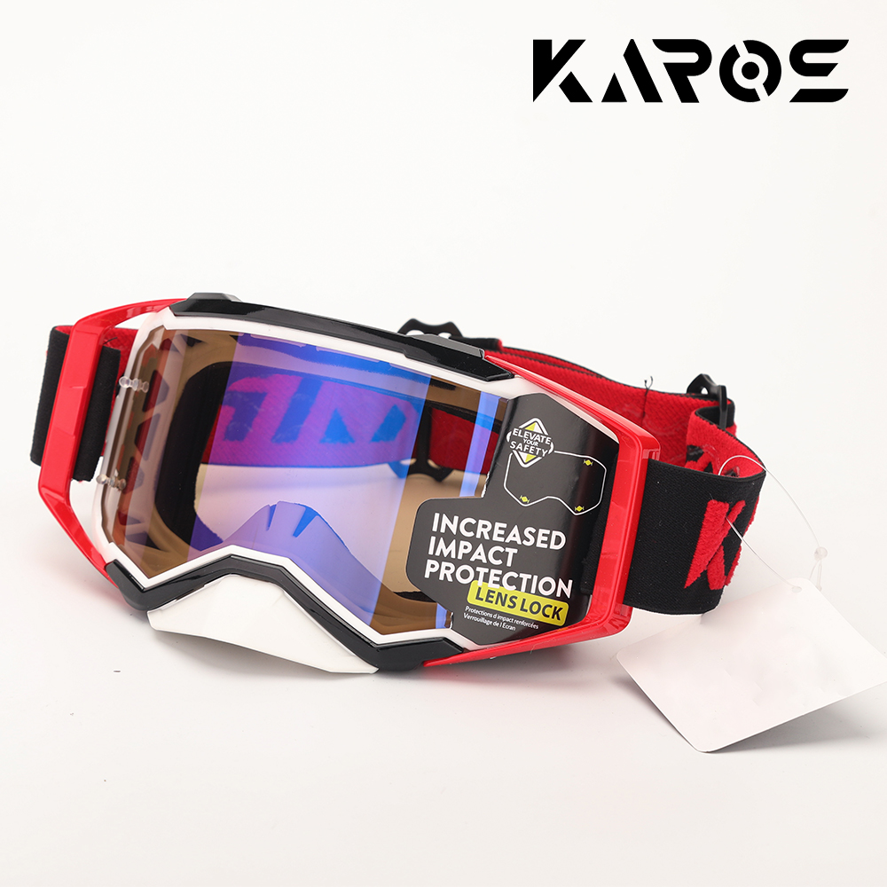 Mountain Biking Goggles - Gafas de Motocross Karos UV400, Antiviento,