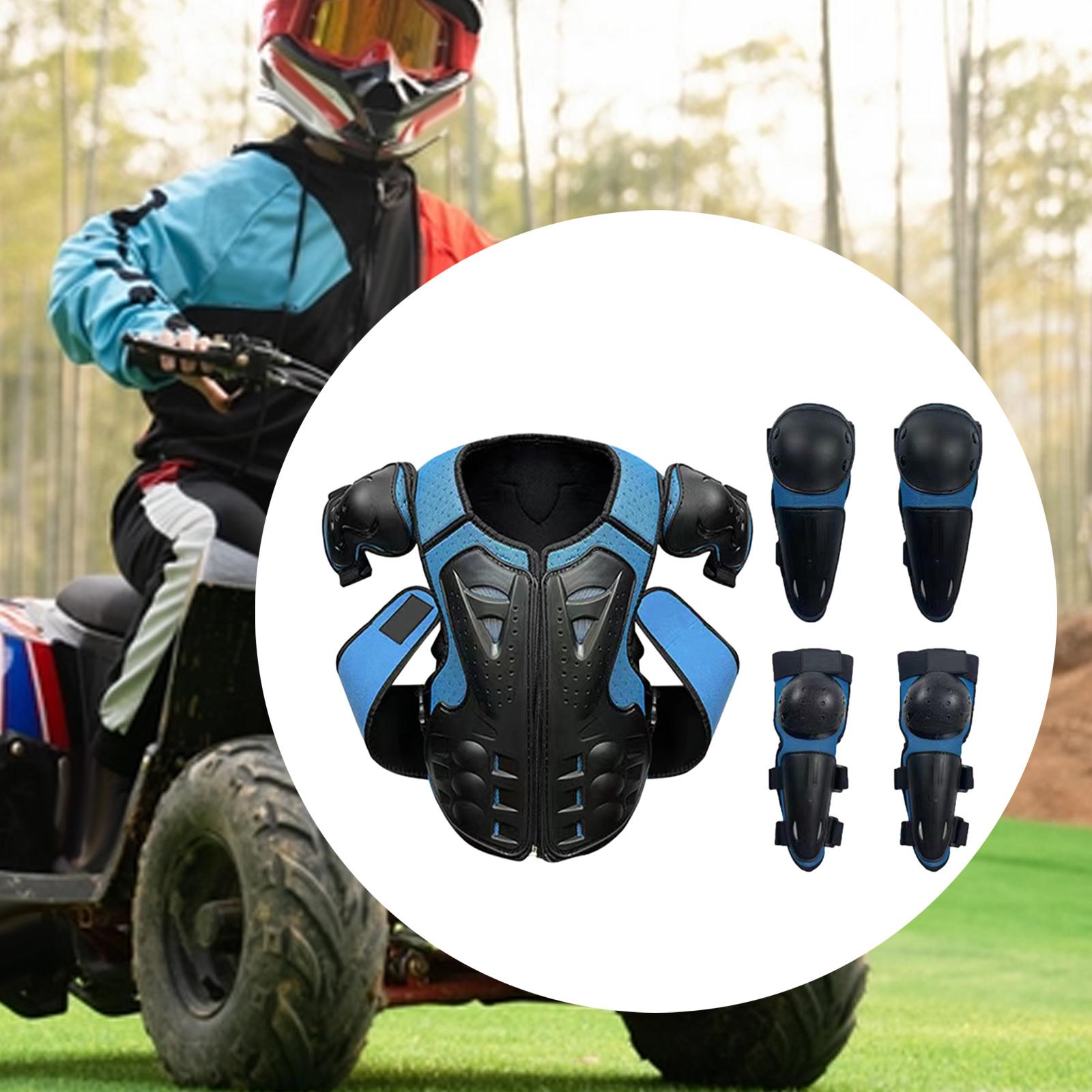 Mountain Biking Chest Protector - Equipo de Motocross para Niños, Protector