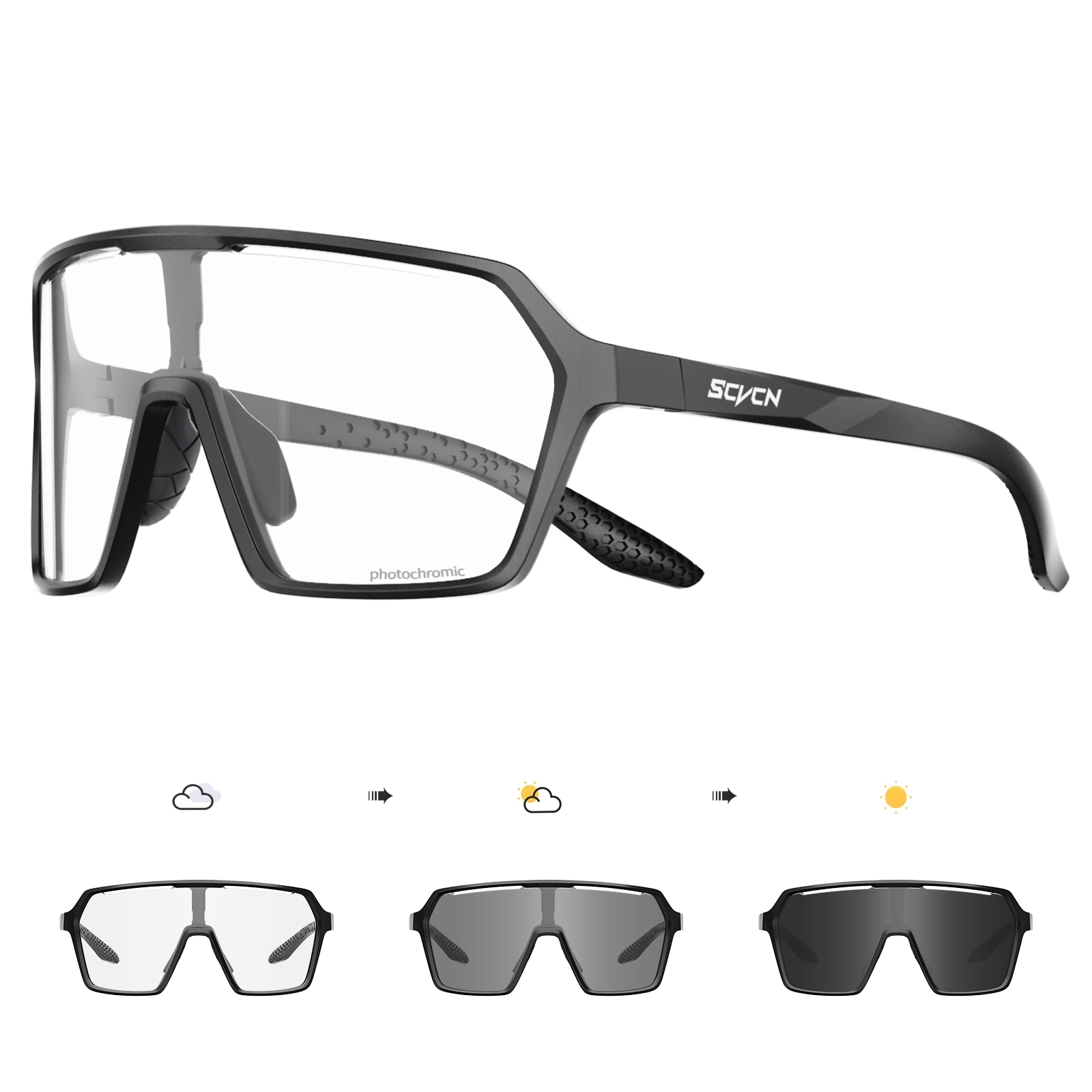 SCVCN gafas de sol fotocromáti - Mountain Biking Goggles reseña y precio