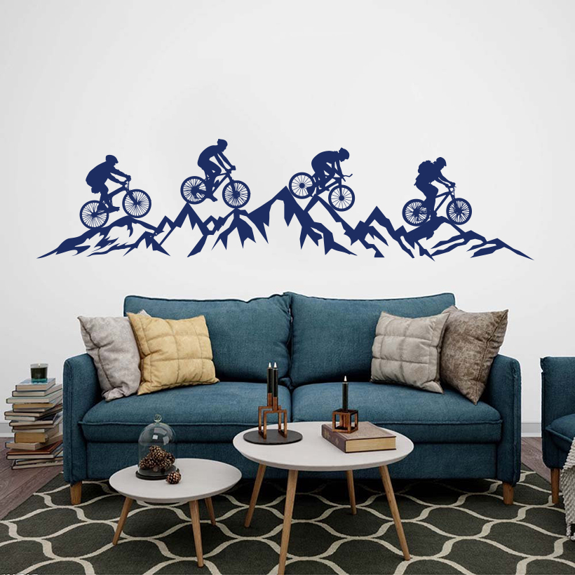 Pegatina de pared grande para  - Mountain Biking For Kids reseña y precio