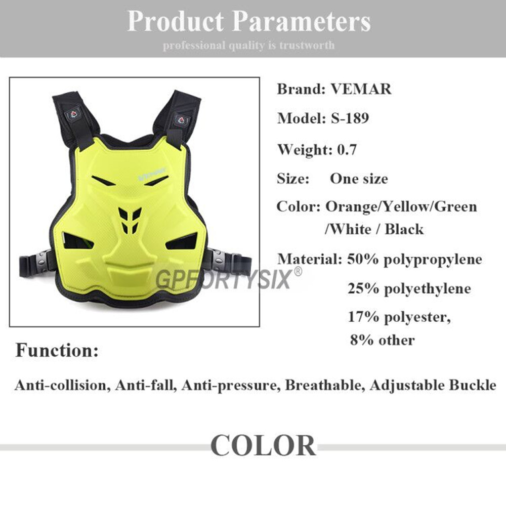 VEMAR-armadura de motocicleta  - Mountain Biking Chest Protector reseña y precio