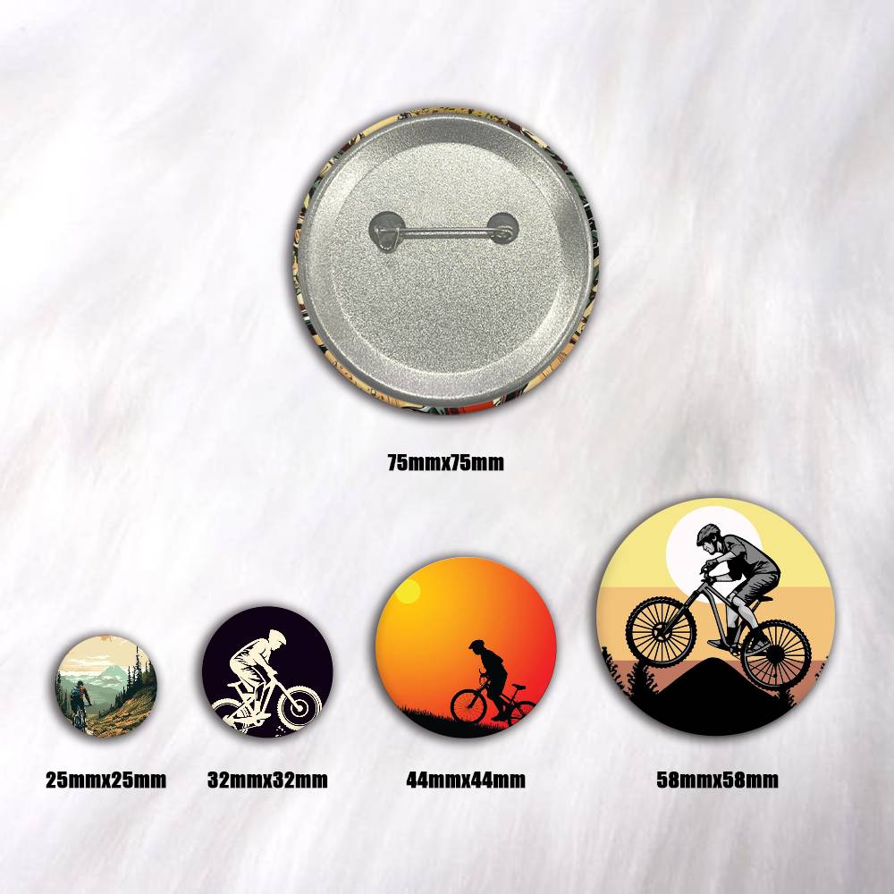 Broches redondos de dibujos an - Mountain Biking Japan reseña y precio