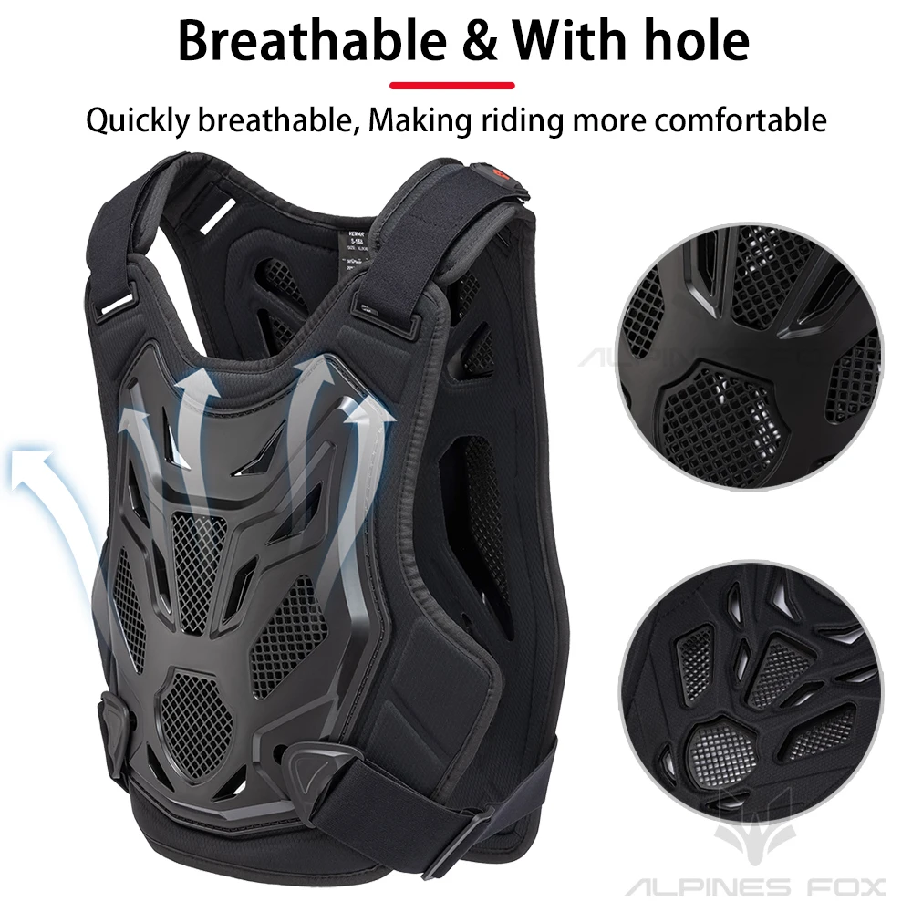 Chaleco de armadura de Motocro - Mountain Biking Chest Protector reseña y precio