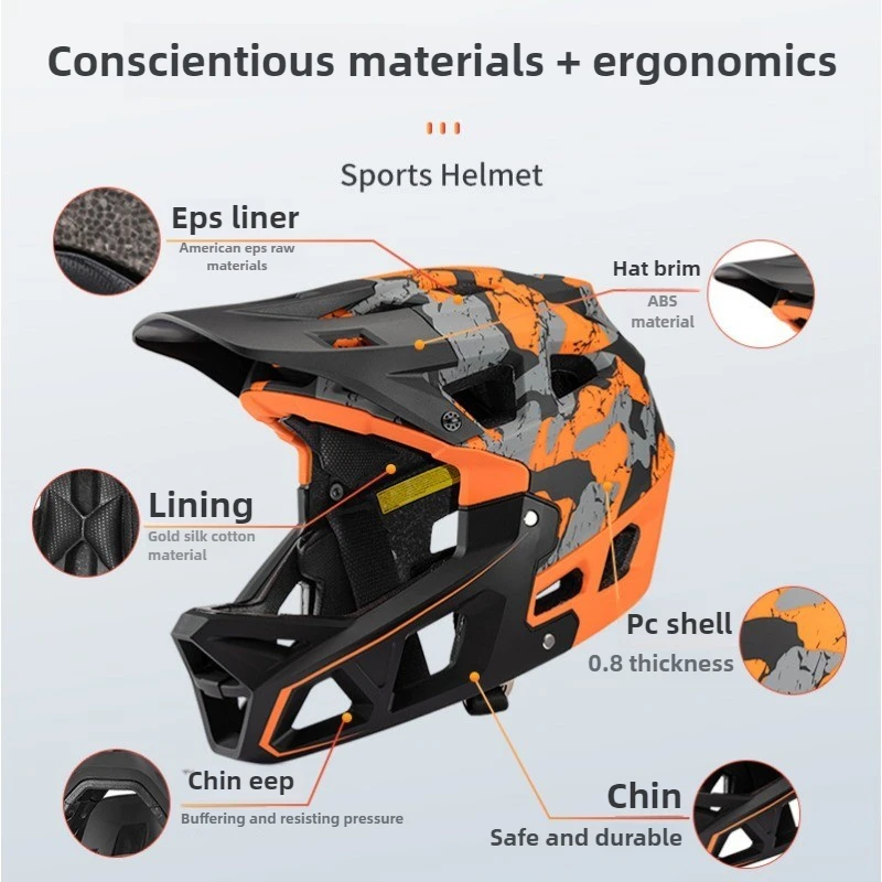 Nuevo Casco Integral de Ciclis - Mountain Biking Races reseña y precio