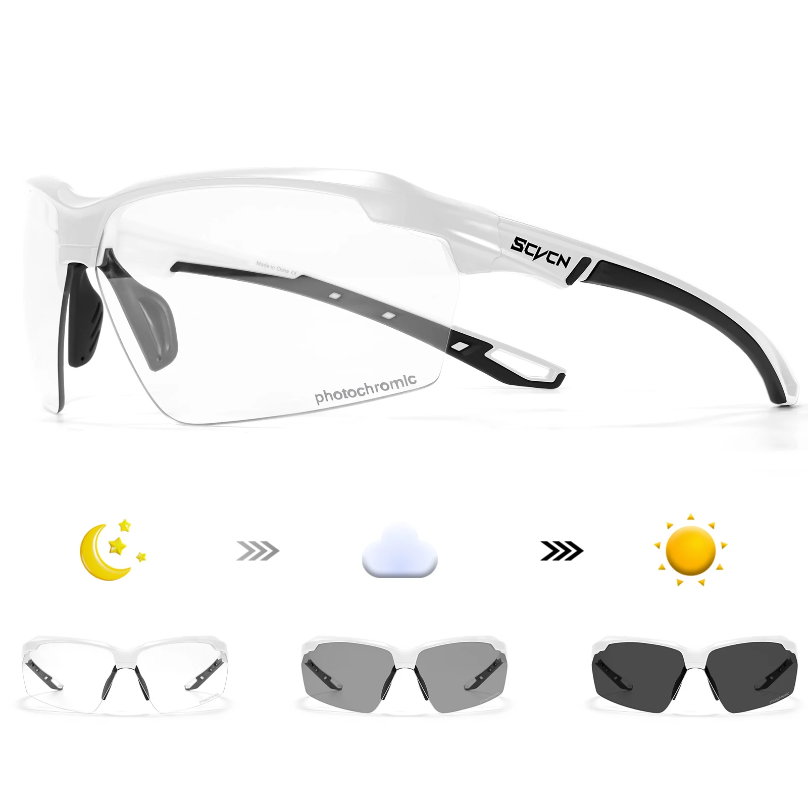 SCVCN Gafas de sol fotocromáti - Mountain Biking Goggles reseña y precio